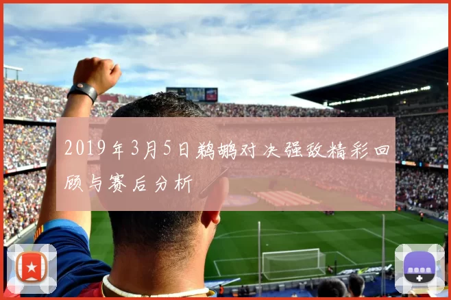 2019年3月5日鹈鹕对决强敌精彩回顾与赛后分析