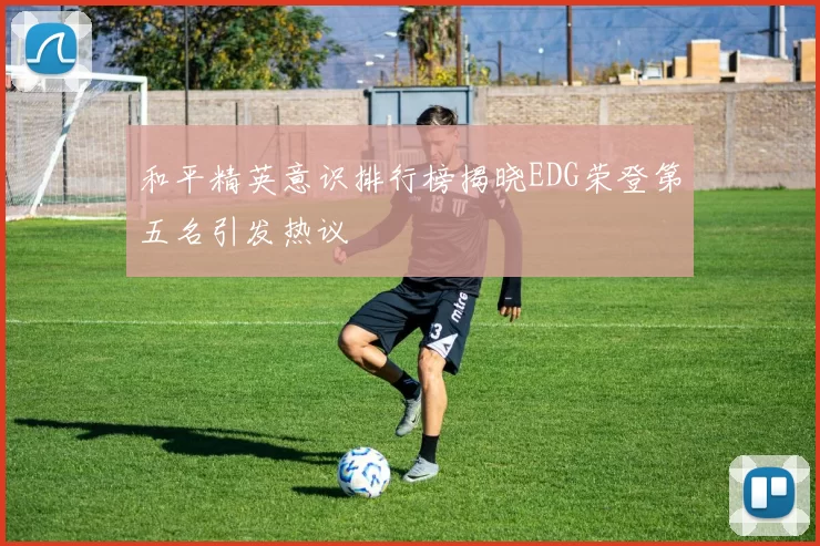 和平精英意识排行榜揭晓EDG荣登第五名引发热议